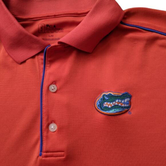 PGA Tour Men's Florida Gators Polo Shirt Sz L - Picture 3 of 7